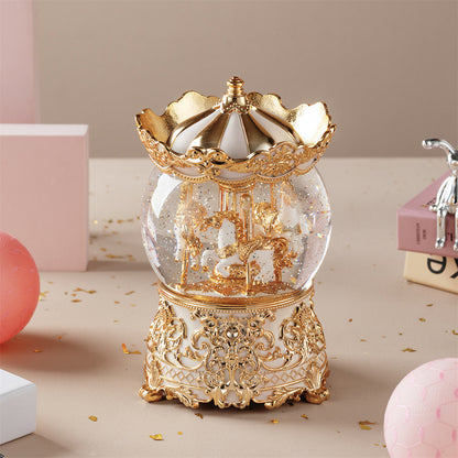 Enchanted Carousel Music Box