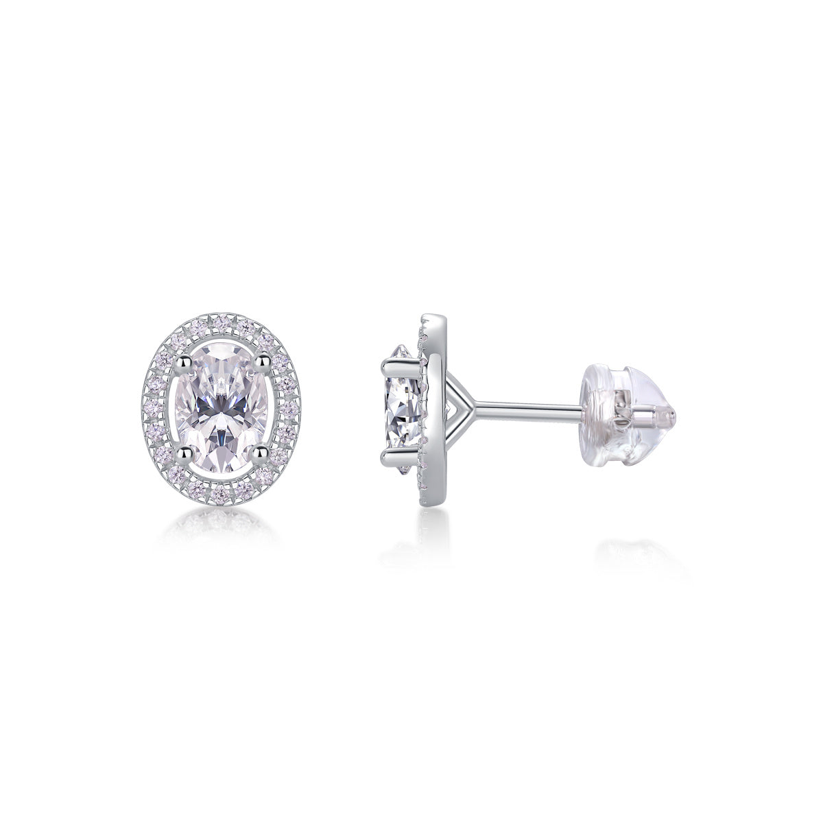 Twin Flame Platinum Studs