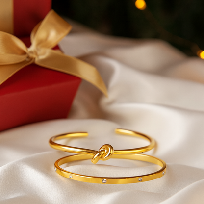 The Bangle Bundle - Gold Plated Bracelets