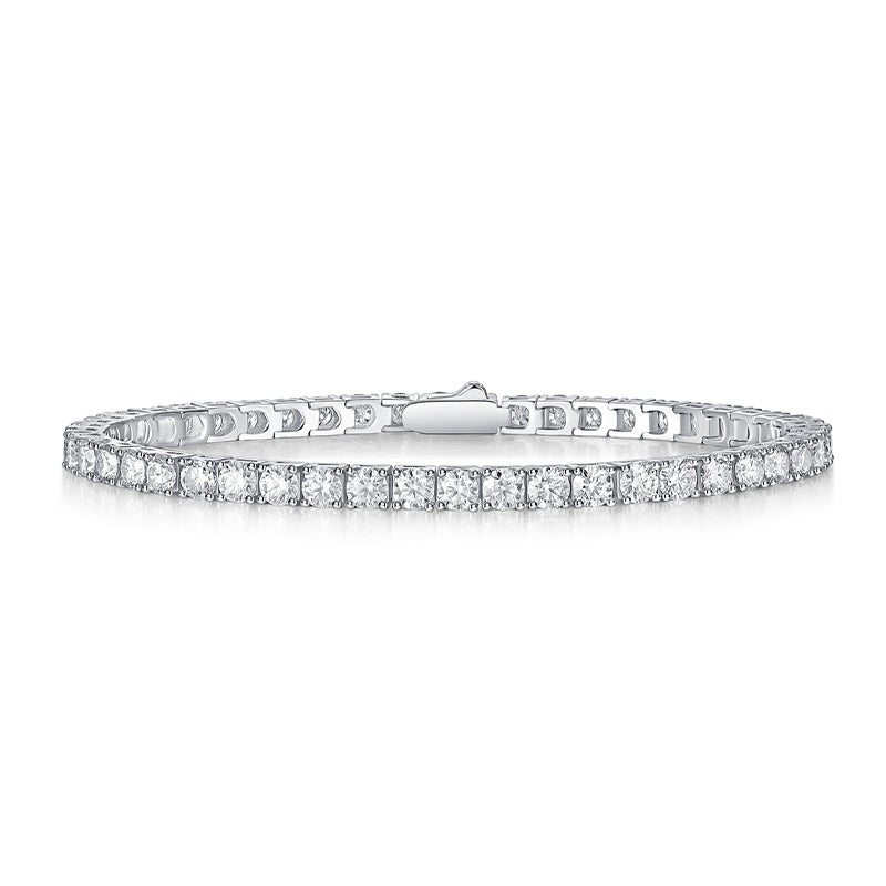 Eternal Shine Tennis Bracelet -Platinum or yellow gold