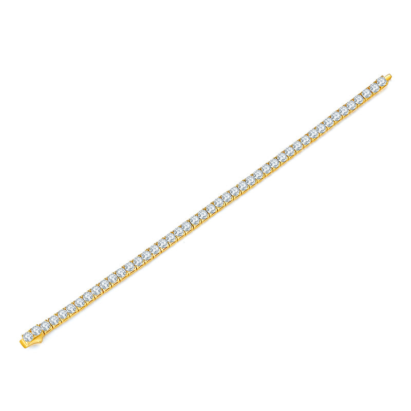 Eternal Shine Tennis Bracelet -Platinum or yellow gold